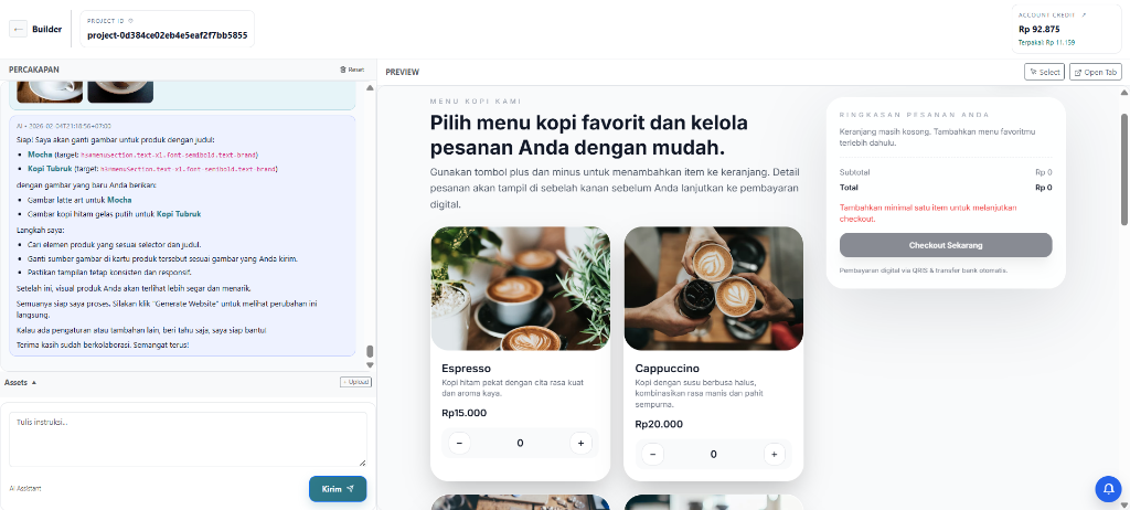 Website Builder Showcase